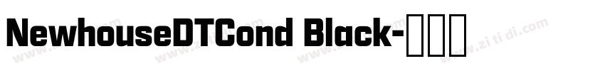 NewhouseDTCond Black字体转换